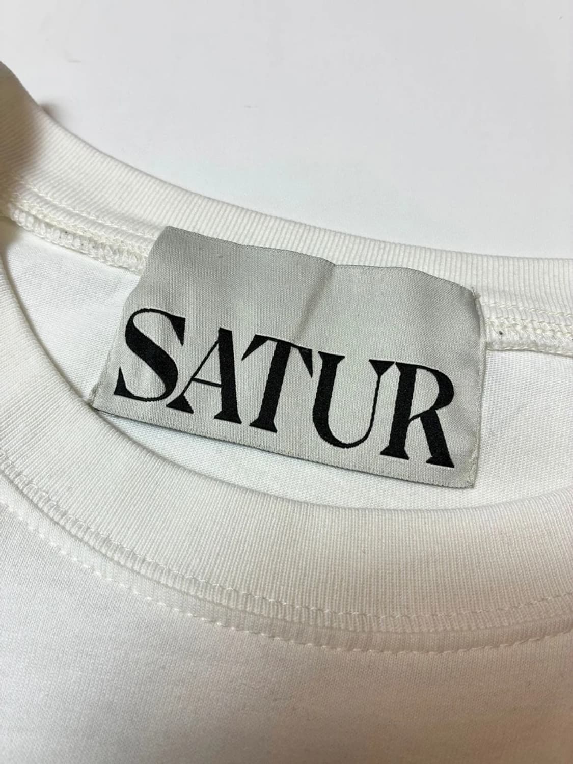 세터 SATUR 카프리시트론 드로잉 썸머 그랙픽 반팔 티셔츠 PN9700 상품이미지8