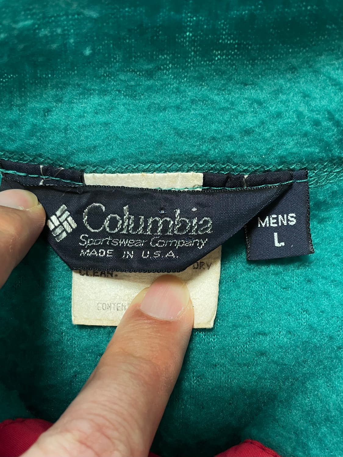 국내 유일 90s Made USA 빈티지 콜롬비아 컬럼비아 후리스 플리스 상품이미지2