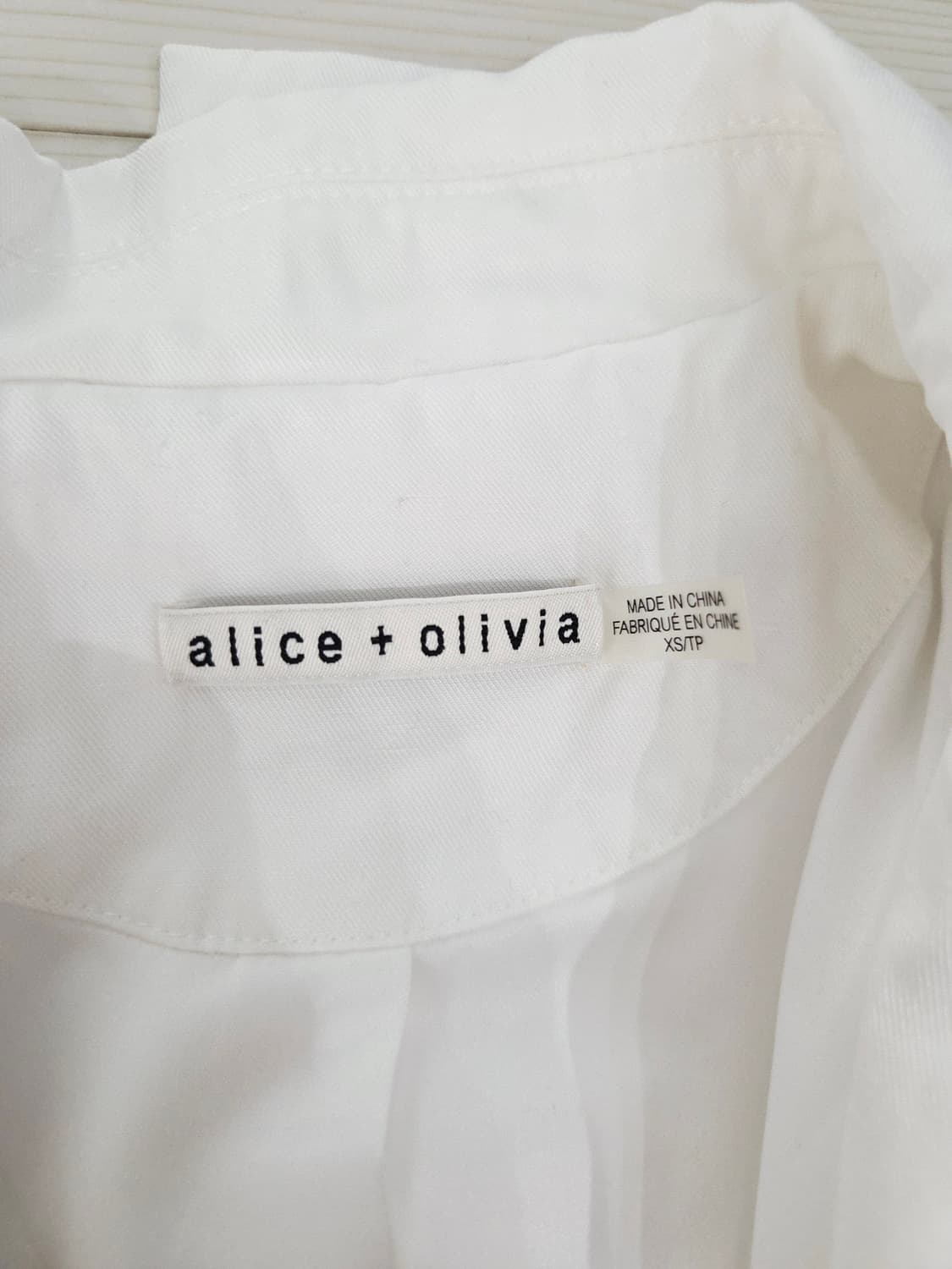 앨리스앤올리비아 화이트 린넨 혼방 자켓 상품이미지7