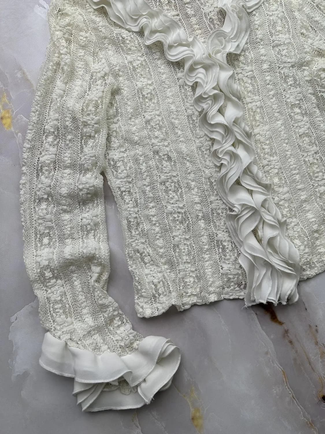 빈티지 러플 블라우스 상품이미지5