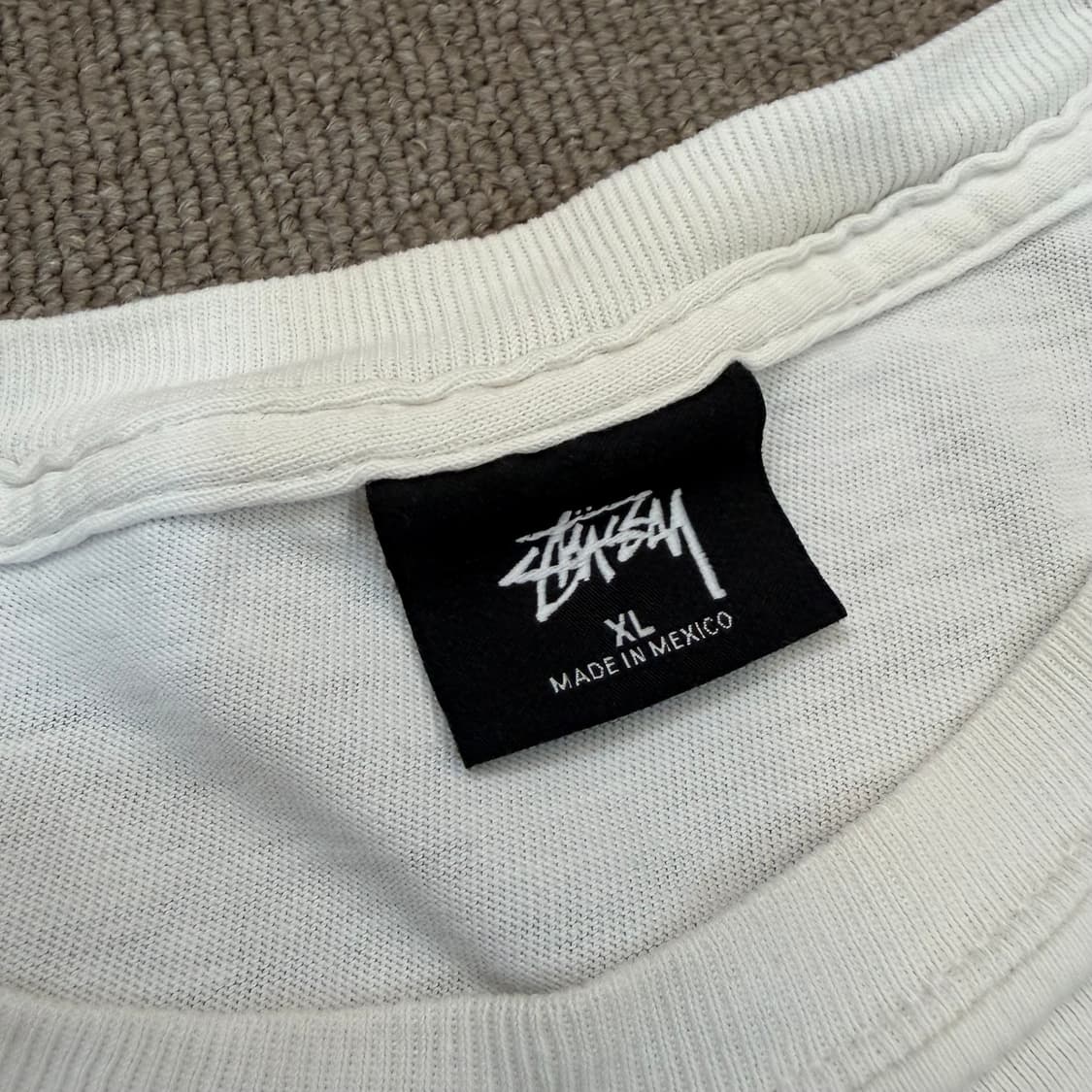 stussy 스투시 브로큰 크라운 반팔 티셔츠 XL 상품이미지3
