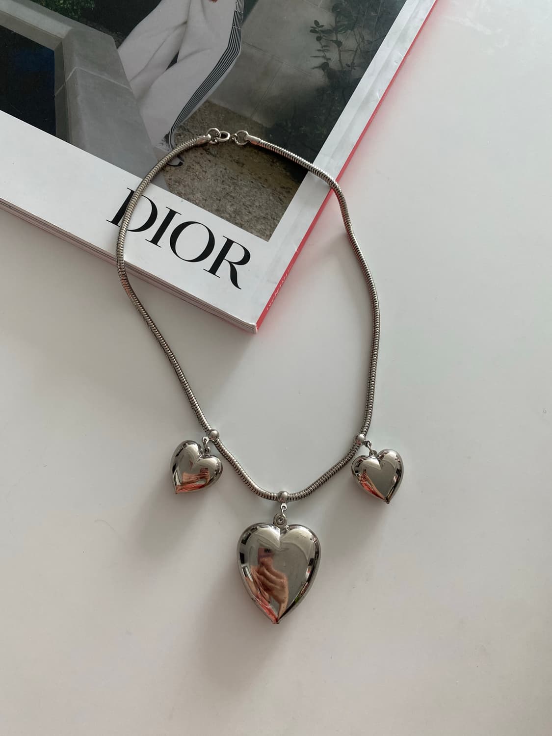 실버톤 하트 목걸이 상품이미지5