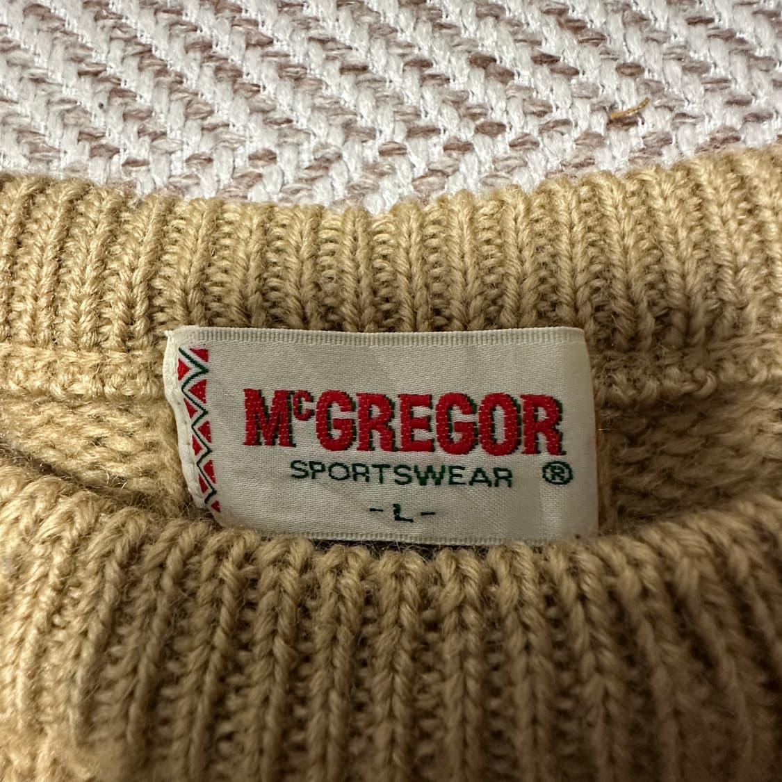 McGREGOR japan made vintage knit sweater 상품이미지5