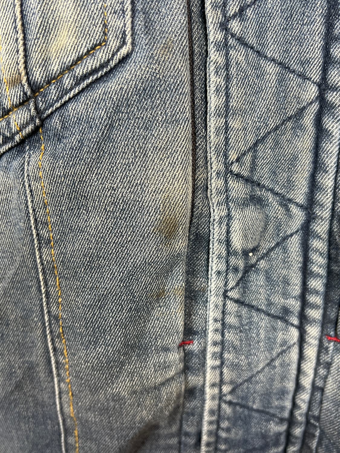 O150 FieldCore 워싱 데님 라이더 자켓 L 상품이미지4