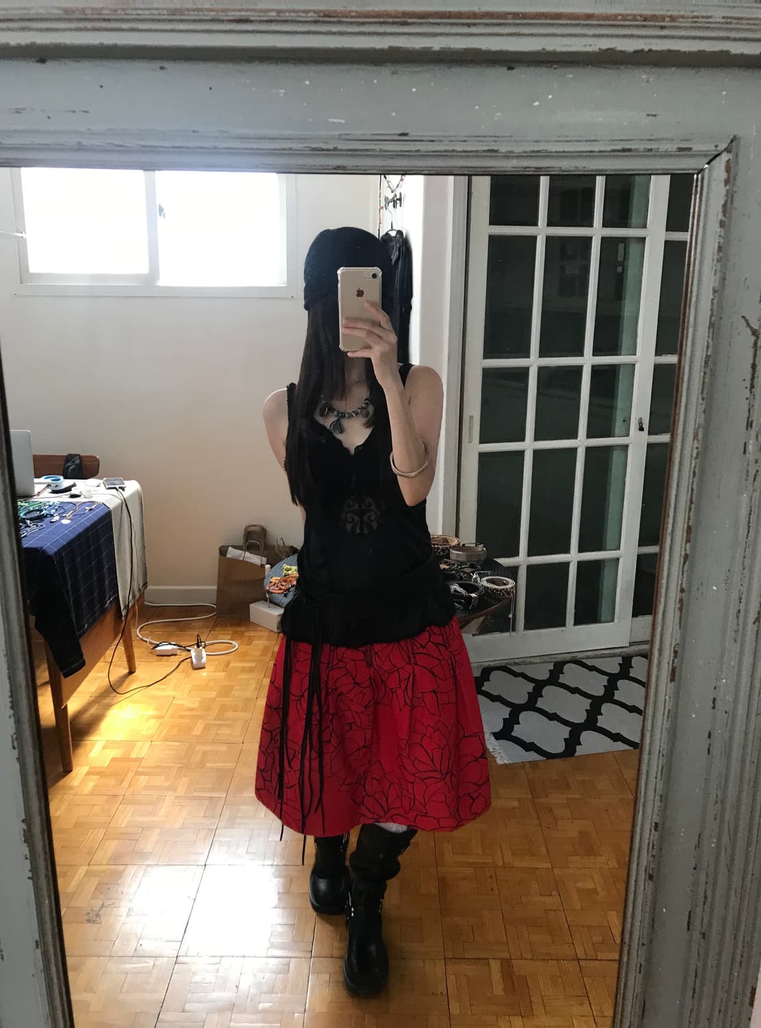 vintage lace see-through sleeveless 상품이미지4