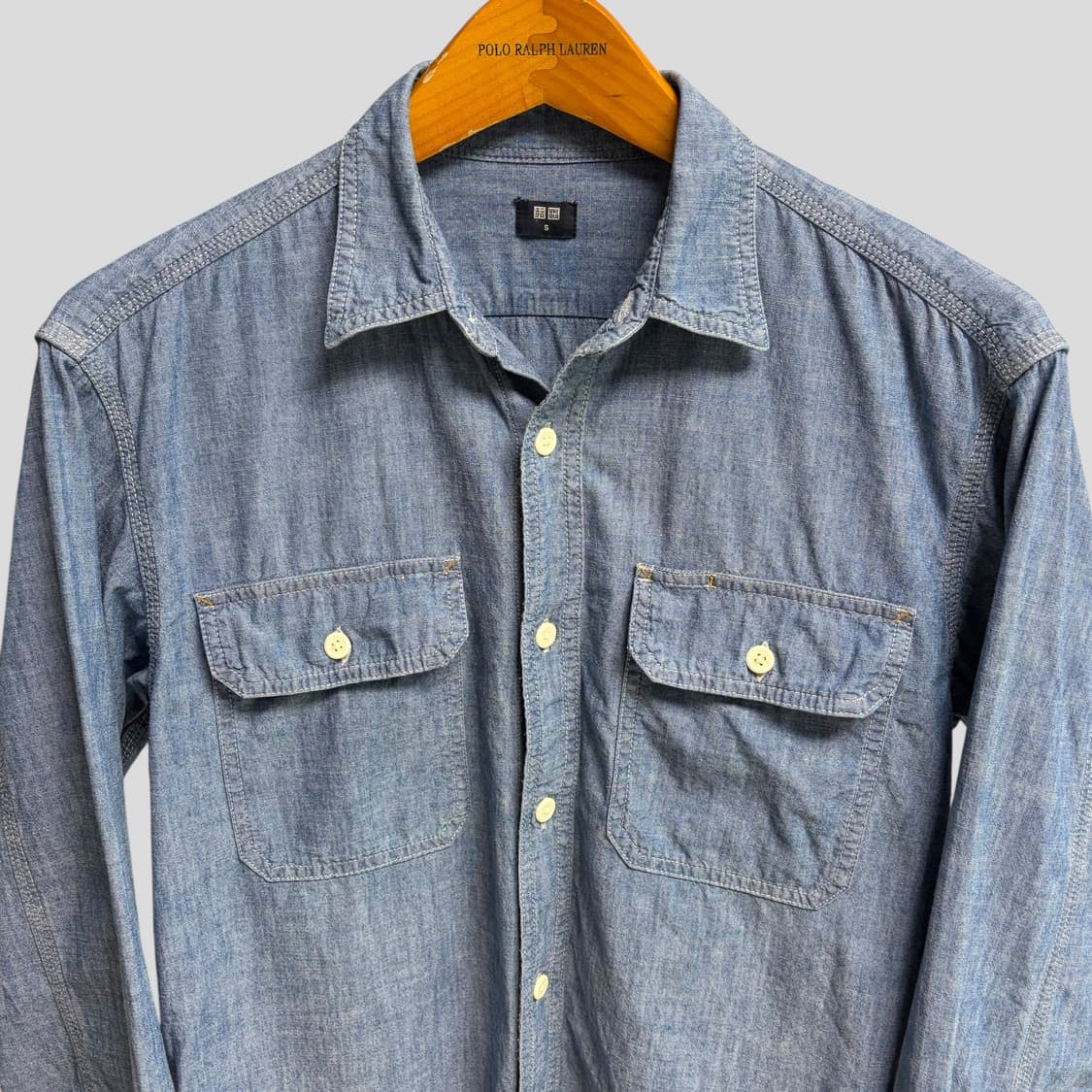 (S)유니클로 샴브레이 셔츠 상품이미지2