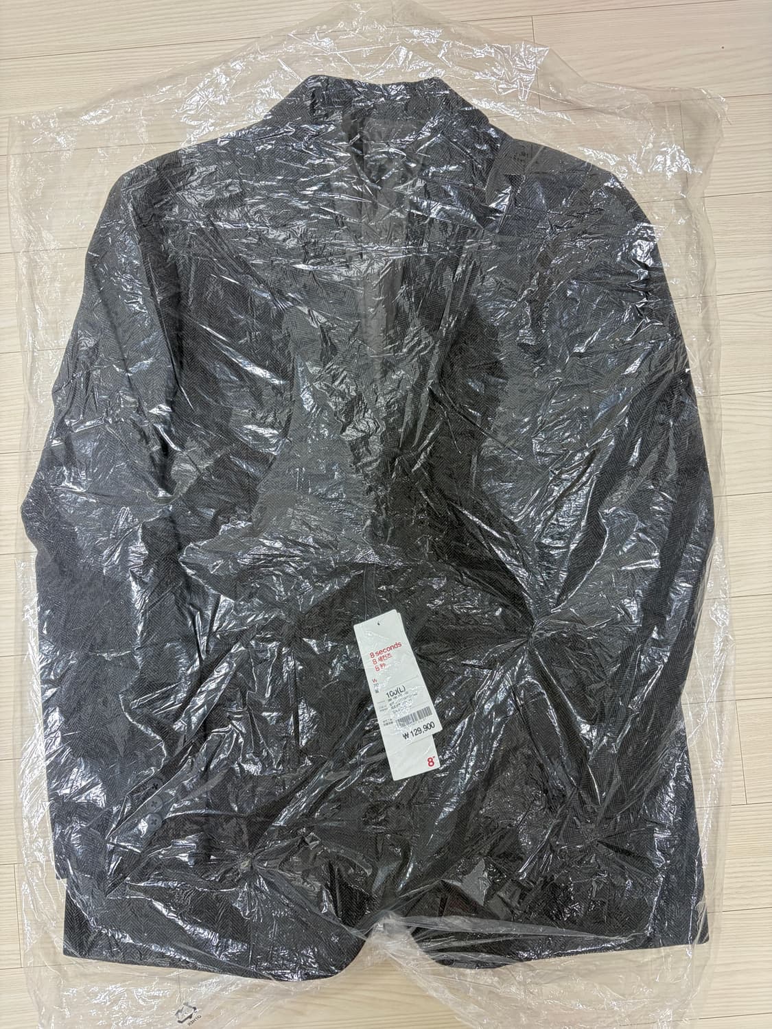 에잇세컨즈 헤링본 블레이저 브라운 새상품 상품이미지2