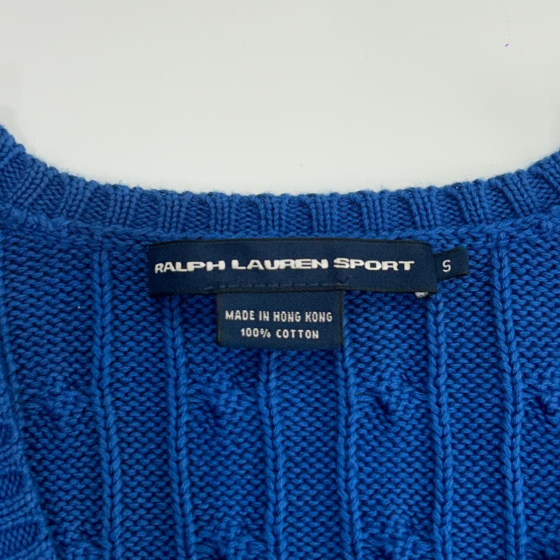 Polo 폴로 민트포니 블루 브이넥 니트  상품이미지5