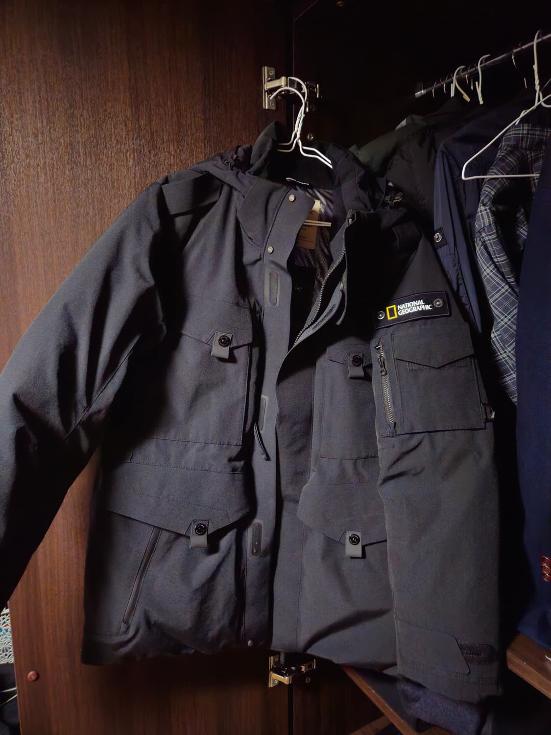 내셔널 지오그래픽 블랙 패딩 L 상품이미지1