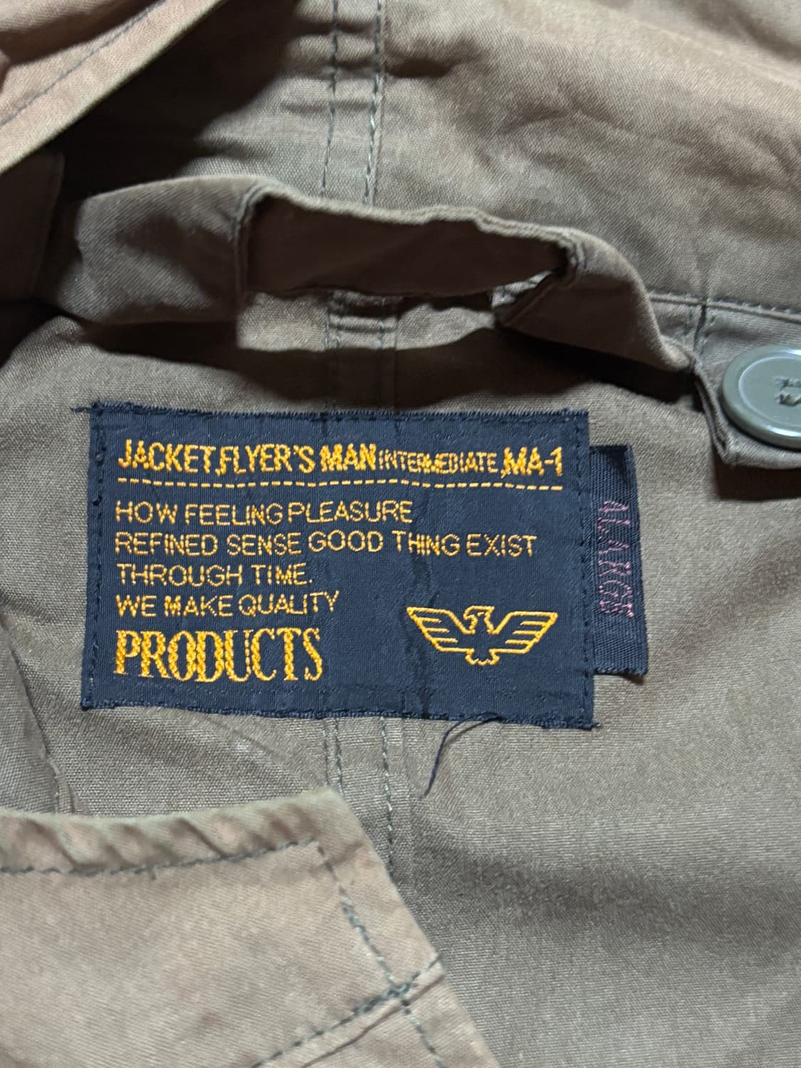 military jacket flyers man ma1 fish tail 상품이미지4