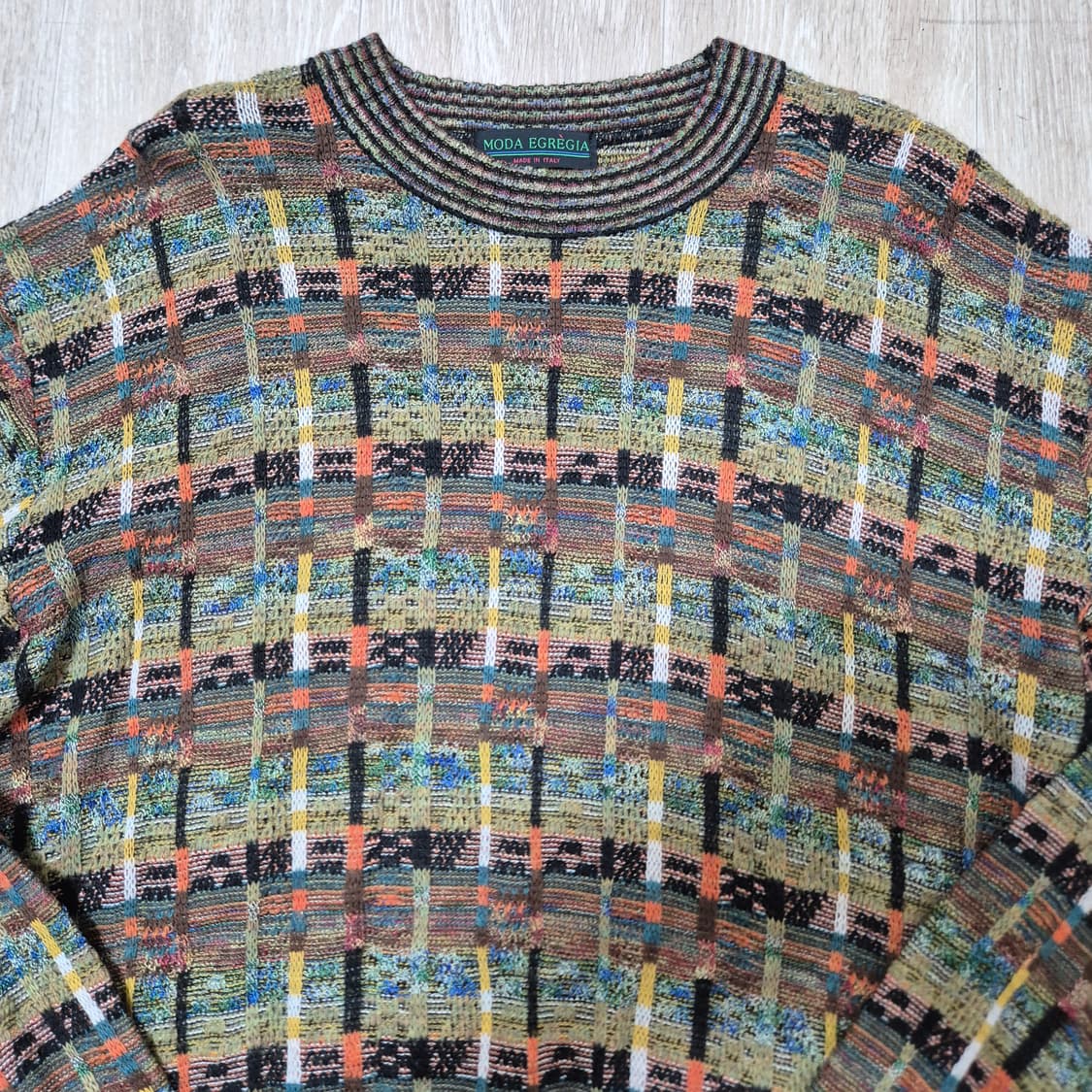 모다 에그레자 이태리 케이블 니트 상품이미지2