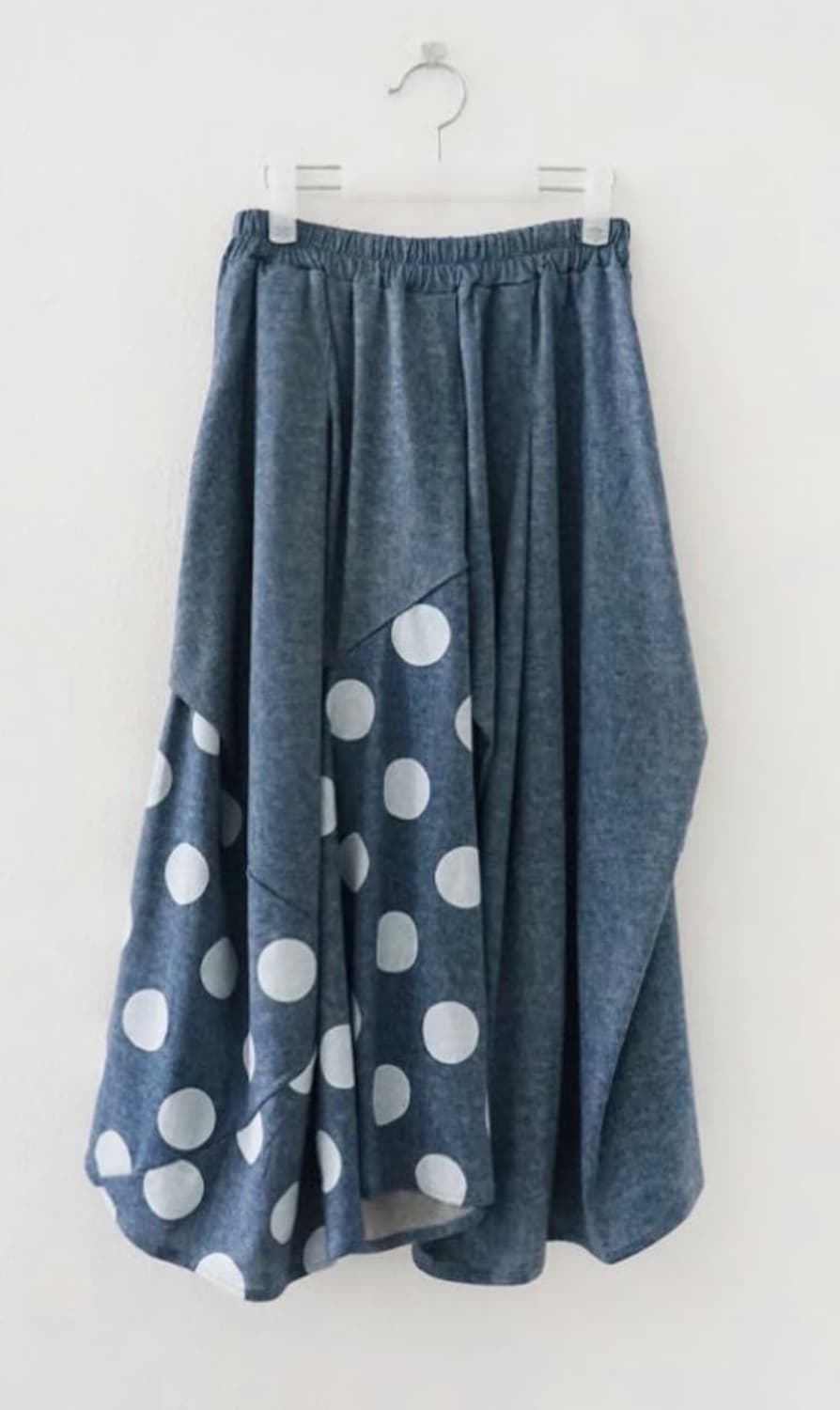 애프터먼데이 molly dot skirt 블루 상품이미지2