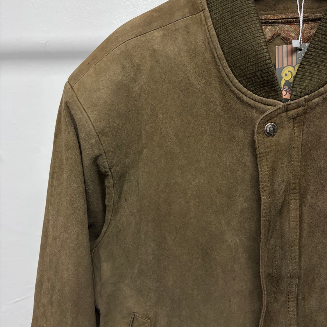 런던포그 산양가죽 스웨이드 봄버 상품이미지9