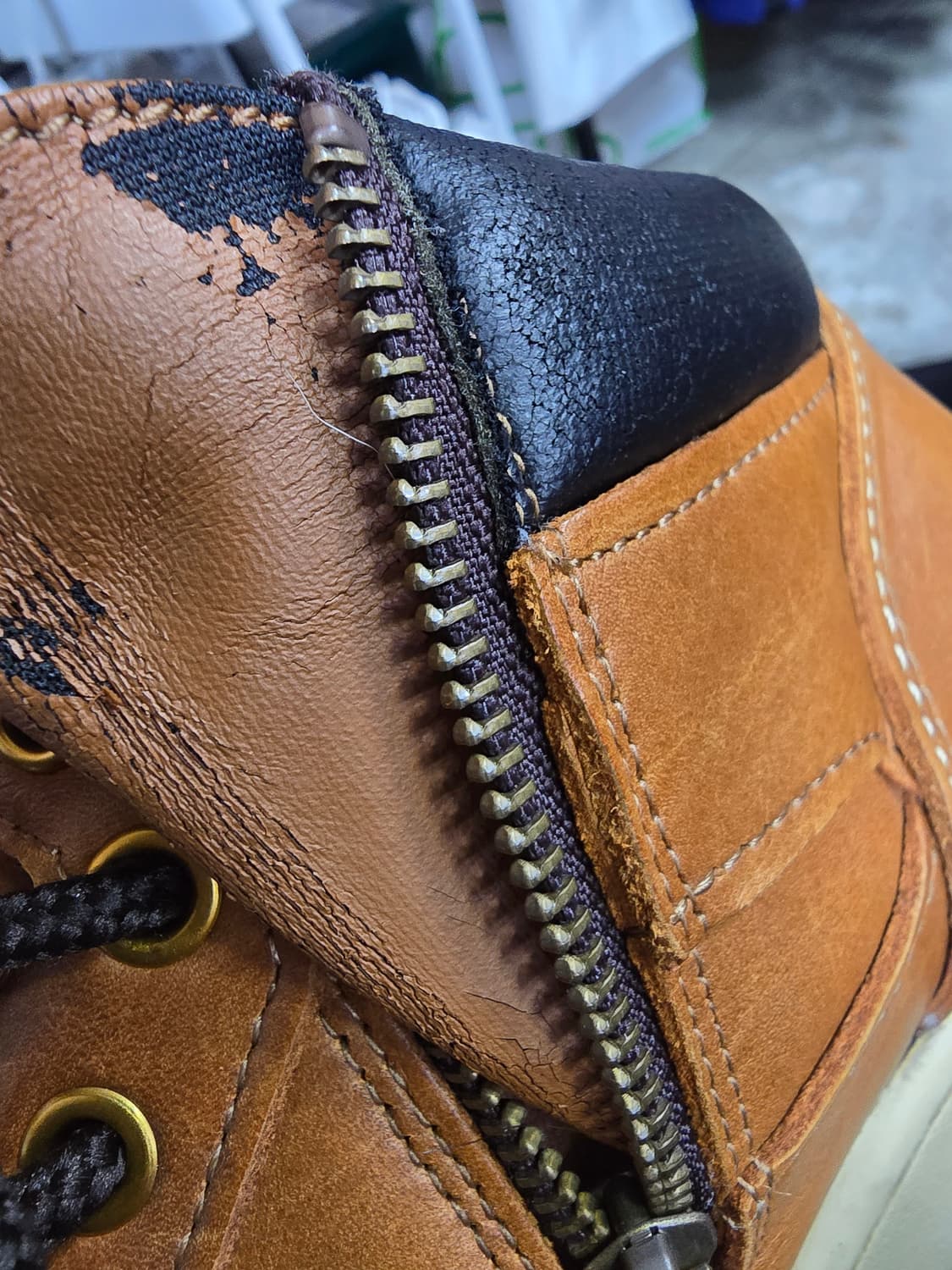 Vans 반스 브라운 레더 하이탑 (1541) 상품이미지8