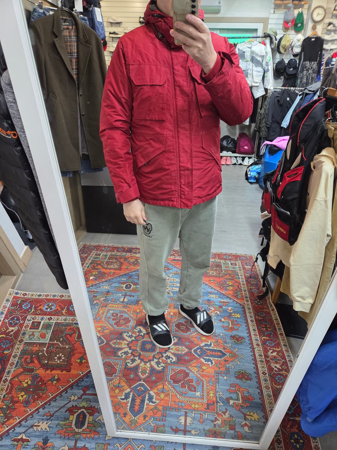 아베크롬비 투웨이 안감플리스 패디드 후드자켓 L 상품이미지8