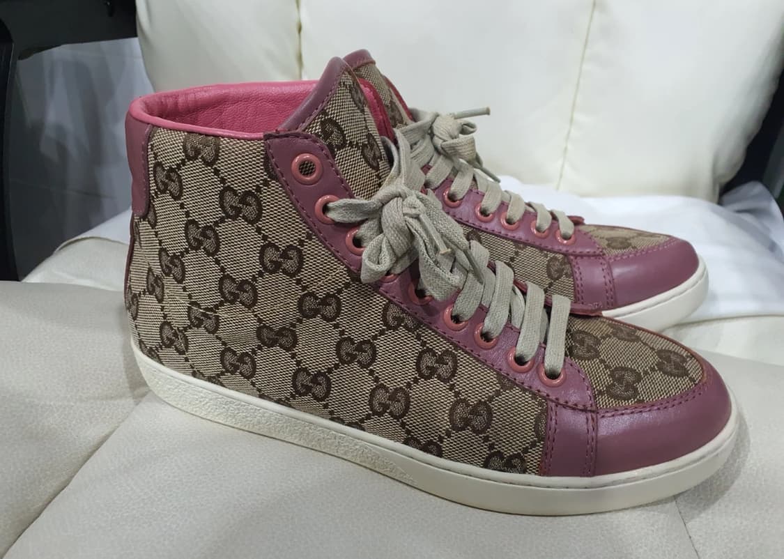 Gucci leather sneakers 구찌 하이탑 스니커즈 상품이미지2