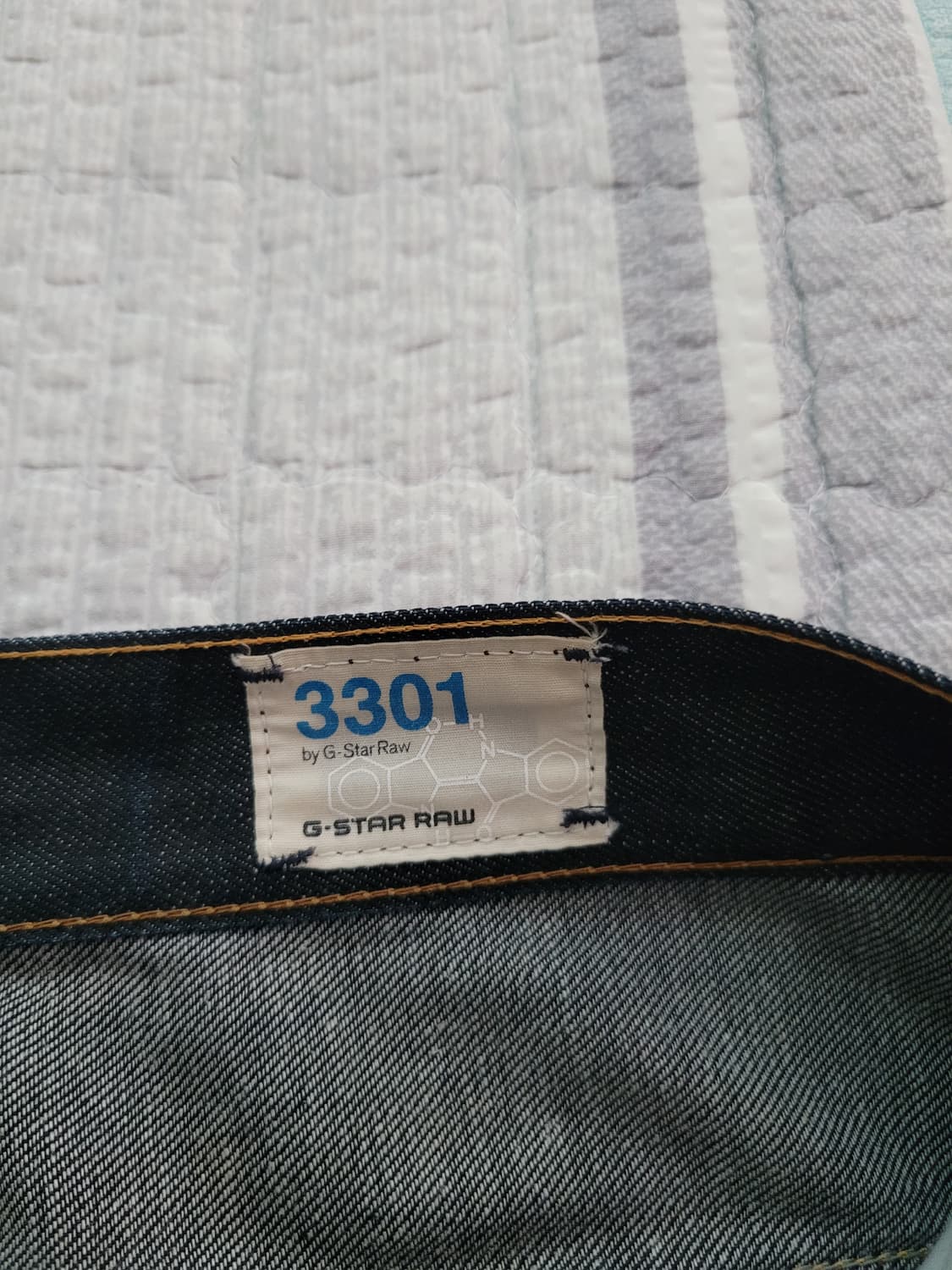 지스타로우 Gstarraw. 3301 스트레이트 반코팅진. 30사이즈 상품이미지4