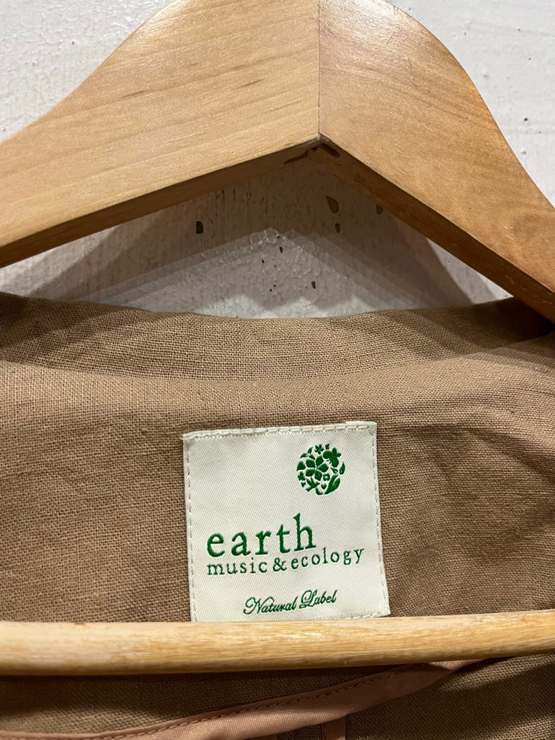 어스뮤직 JPN 네추럴라벨 린넨 블렌드 롱자켓 상품이미지4