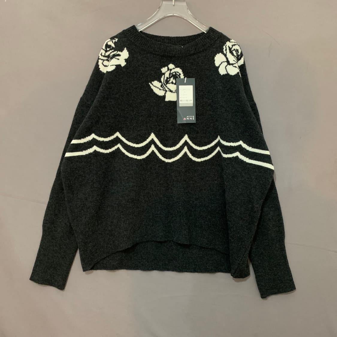 새상품 XS 마커스루퍼 로즈 장미 오버핏 니트 상품이미지1