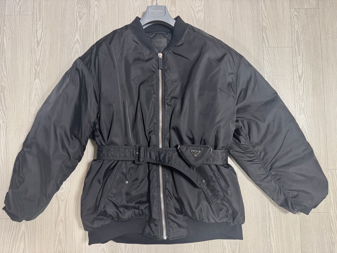 프라다 / 리나일론 패딩 봄버 자켓 / M 상품이미지7
