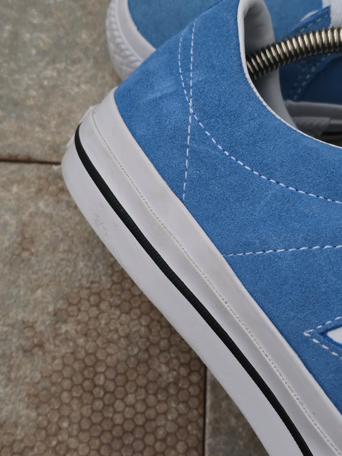 (270)원스타 프로 ox 스웨이드 라이트 블루 상품이미지5