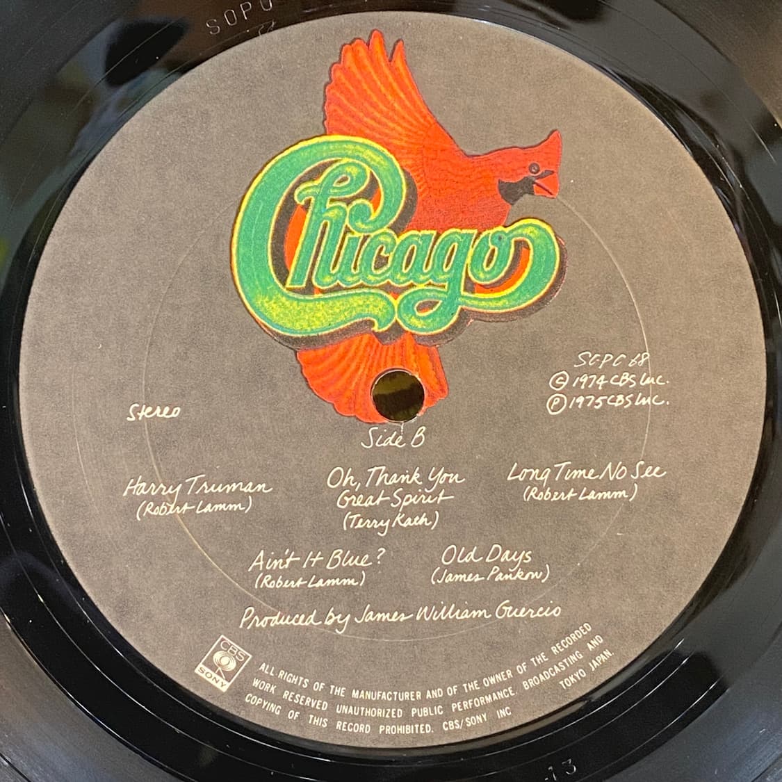 (중고LP-팝록) Chicago -Chicago VIII 상품이미지5