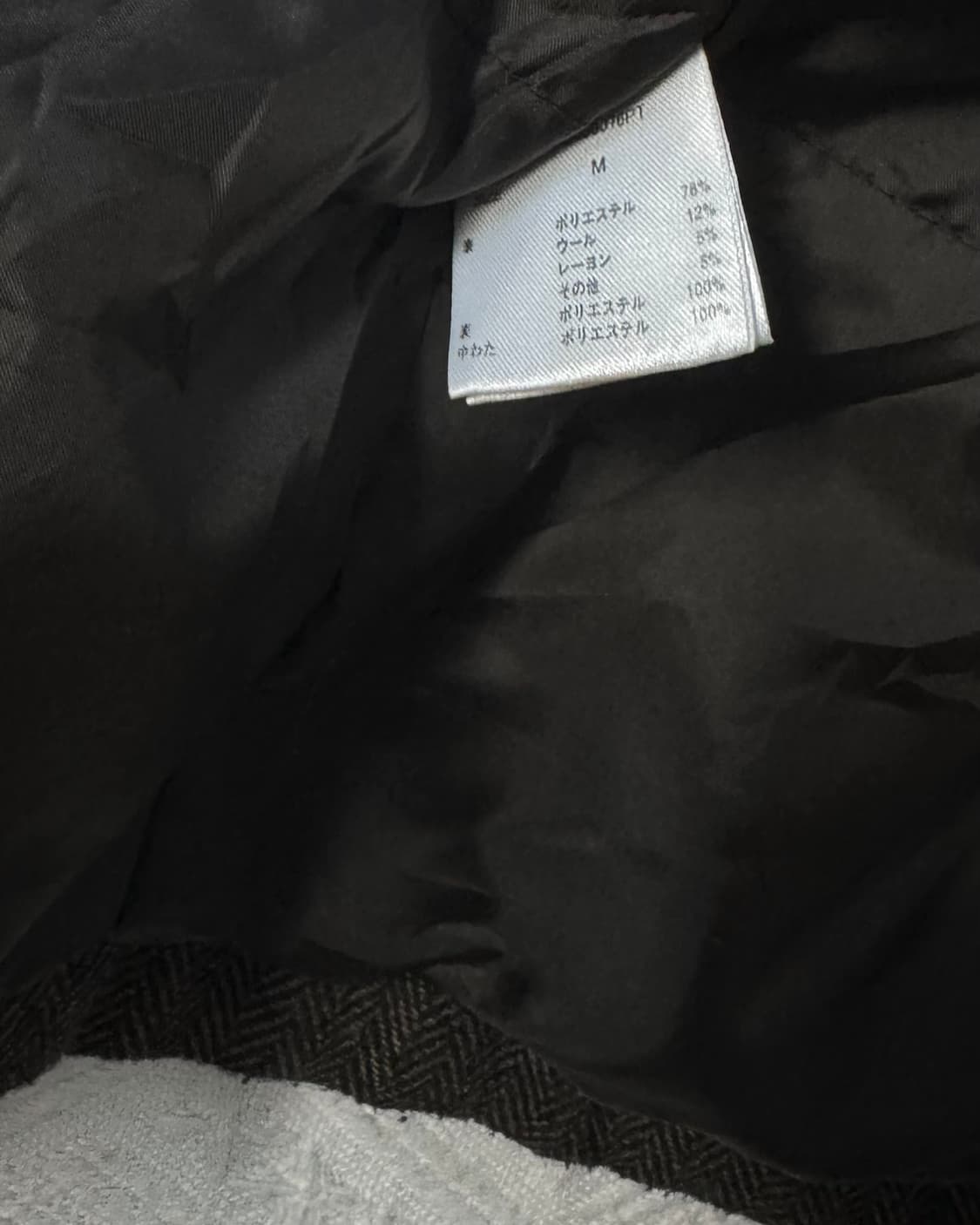 울 블렌디드 하이넥 더플 버튼 후디드 코트 상품이미지4