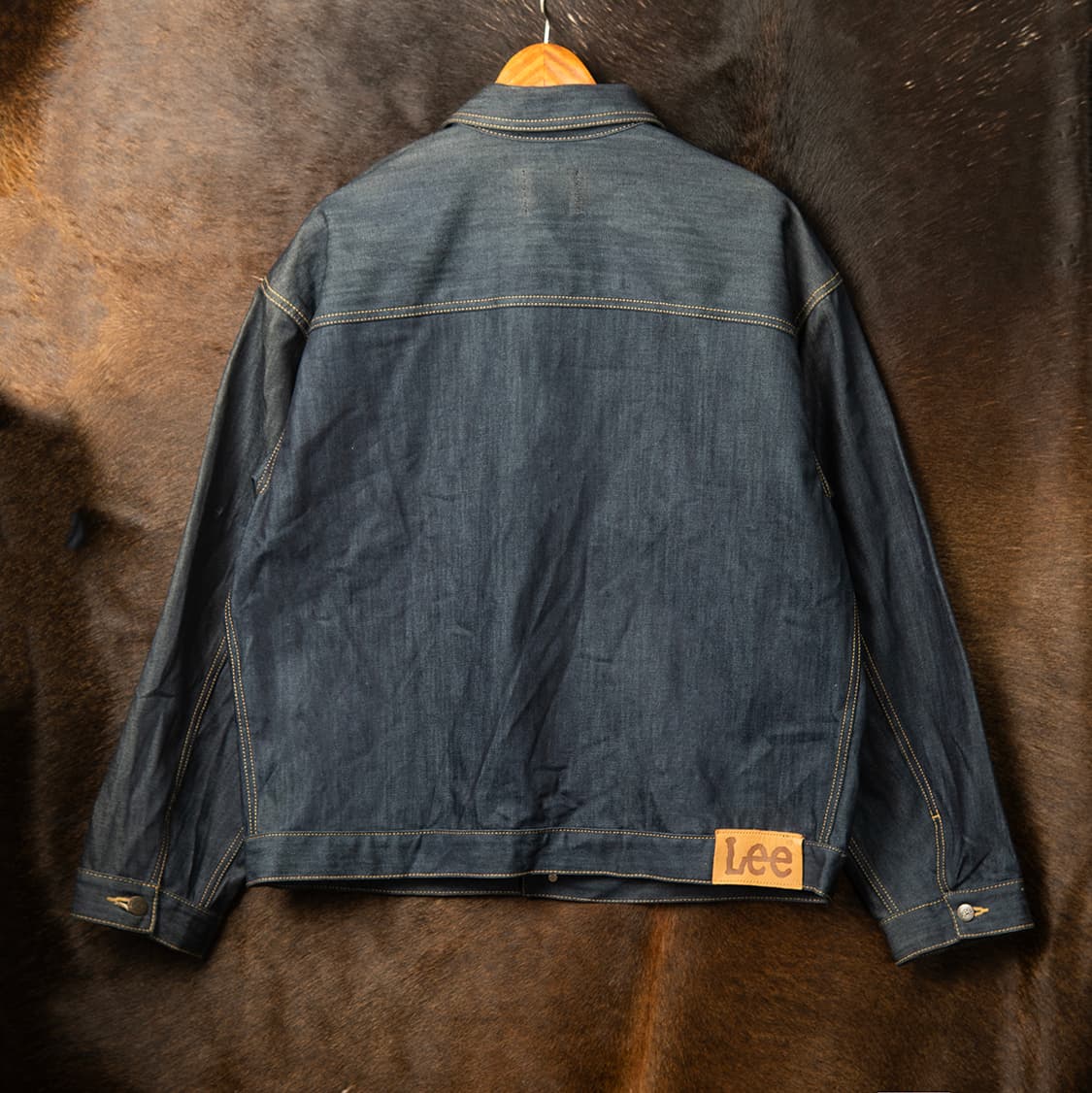 [XL] Lee 코듀라 오버사이즈 핏 데님 트러커 자켓  상품이미지4