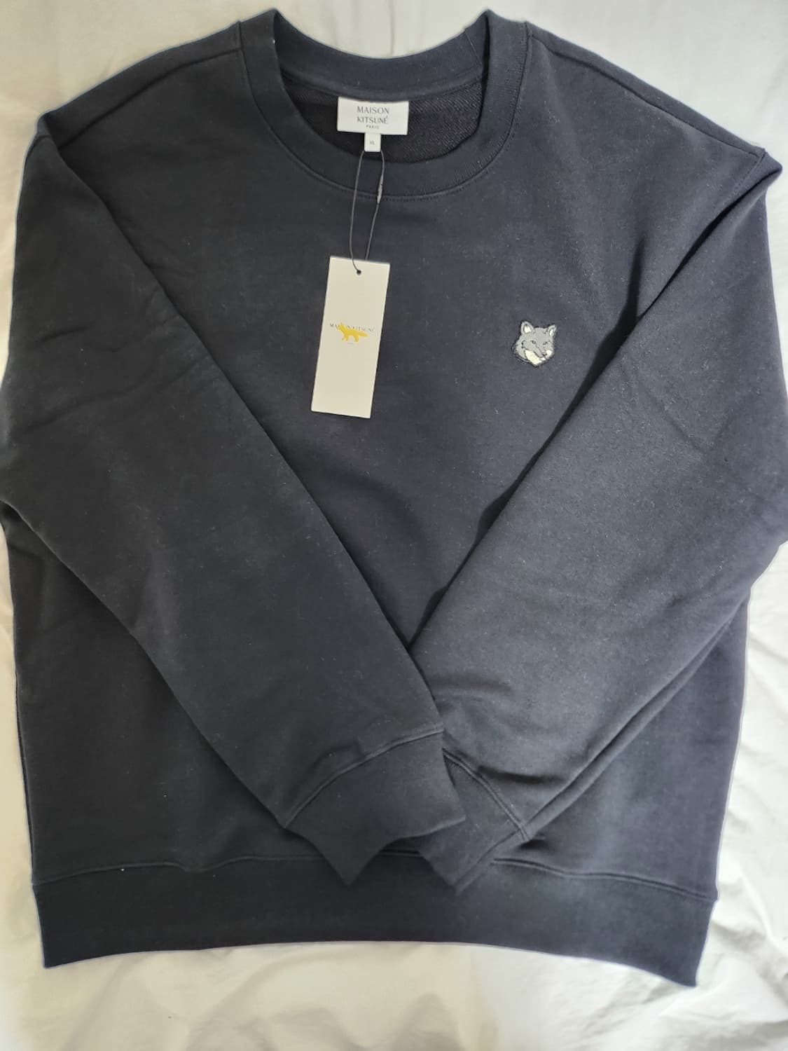 메종키츠네 블랙 맨투맨 XL 상품이미지1