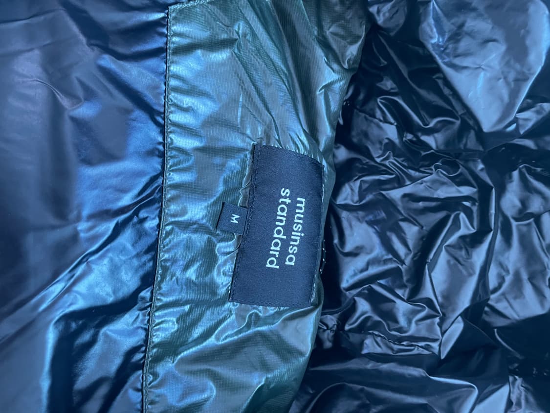 무신사 스탠다드 시어 레저 패딩 M 상품이미지5