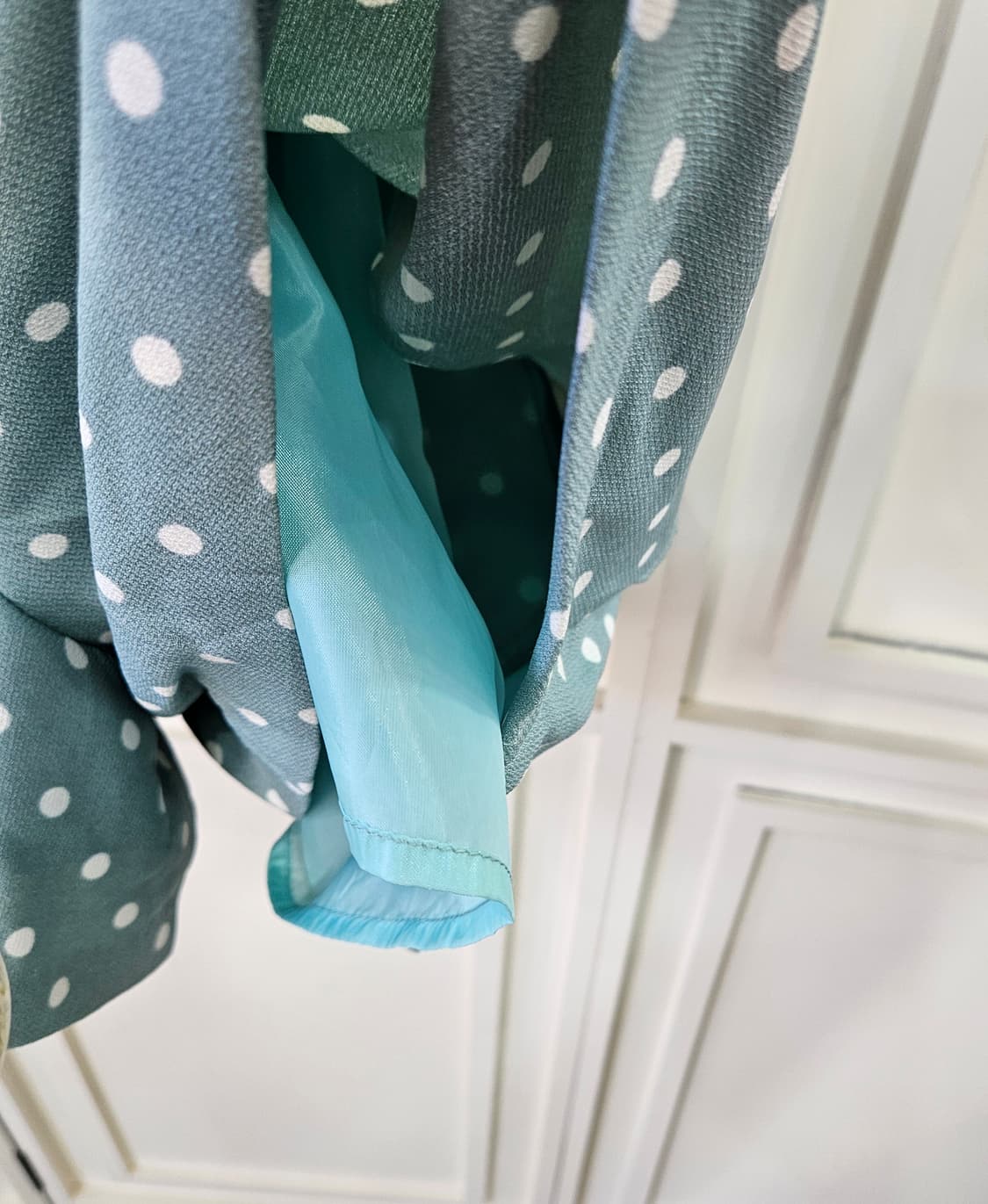 (earth music&ecology) 도트 서스펜더 팬츠 상품이미지4