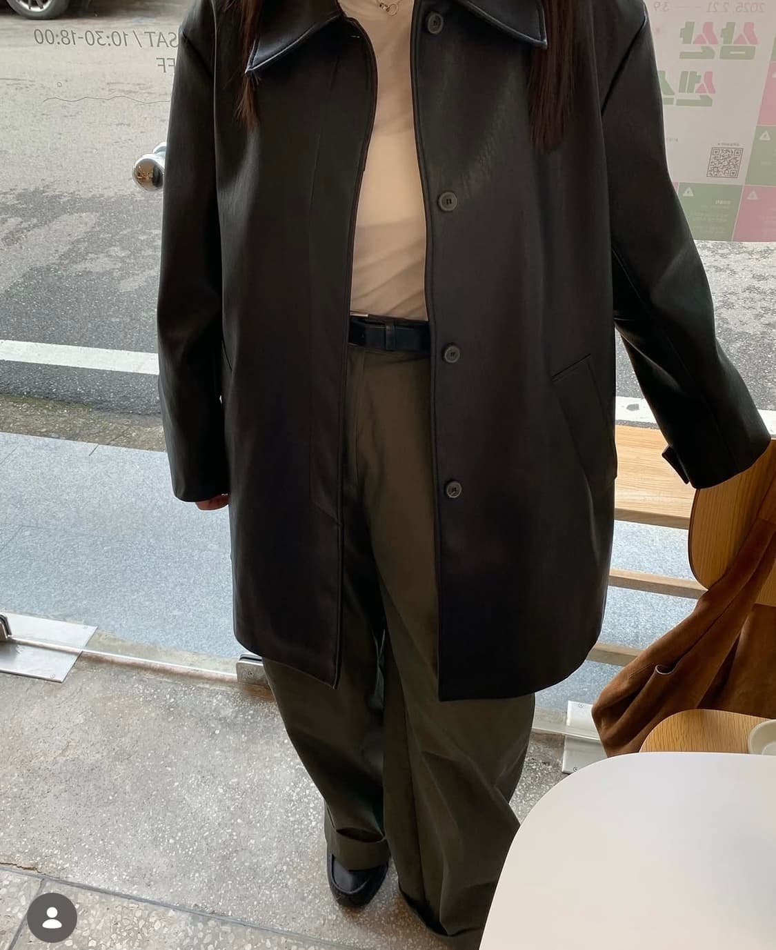 한올 하프 레더 자켓 hanoll 상품이미지3