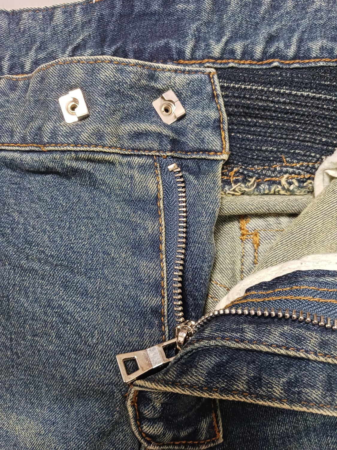 [32] 발망 지퍼디자인 바이커진 청바지 상품이미지6