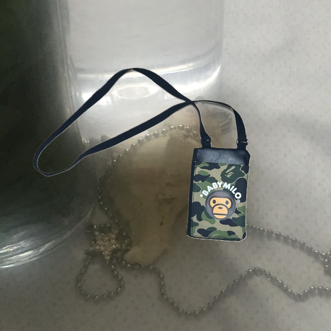 BAPE 베이프 마일로 카모 카드지갑 크로스백 잡지부록 상품이미지1