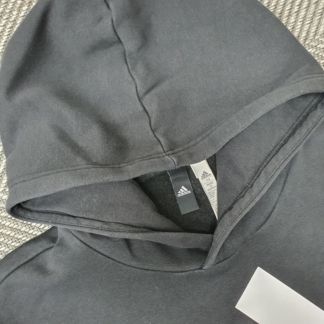 아디다스 기모 후드티 남자110~115 상품이미지2