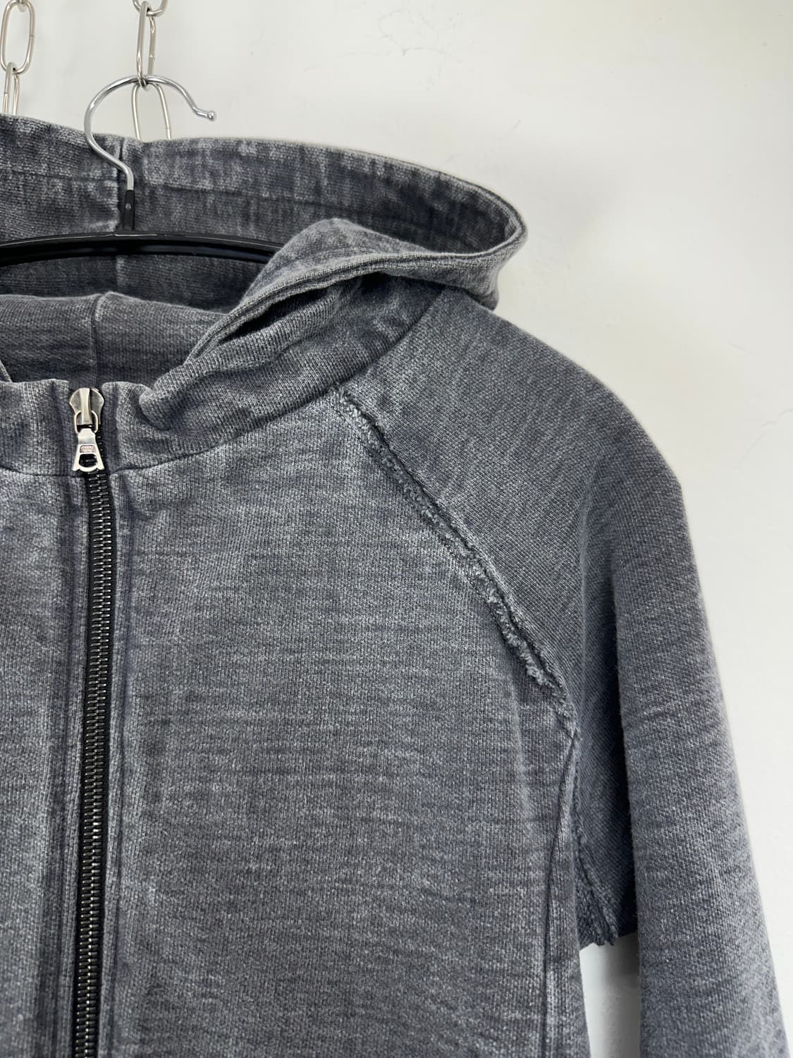 Ripvanwinkle Garment Dyed Double Zip Hoo 상품이미지4
