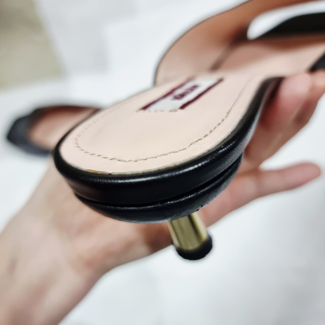 발리 Bally 가죽 샌들 키튼힐 구두 슈즈 (38/250) 상태최상 상품이미지7