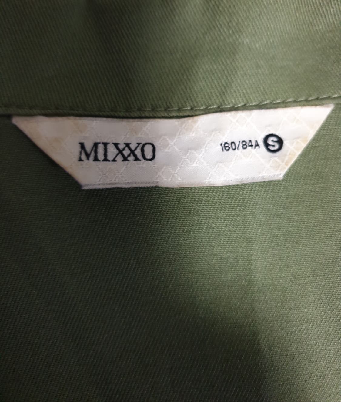 미쏘 크롭 야상 자켓 카키 (S) 상품이미지3