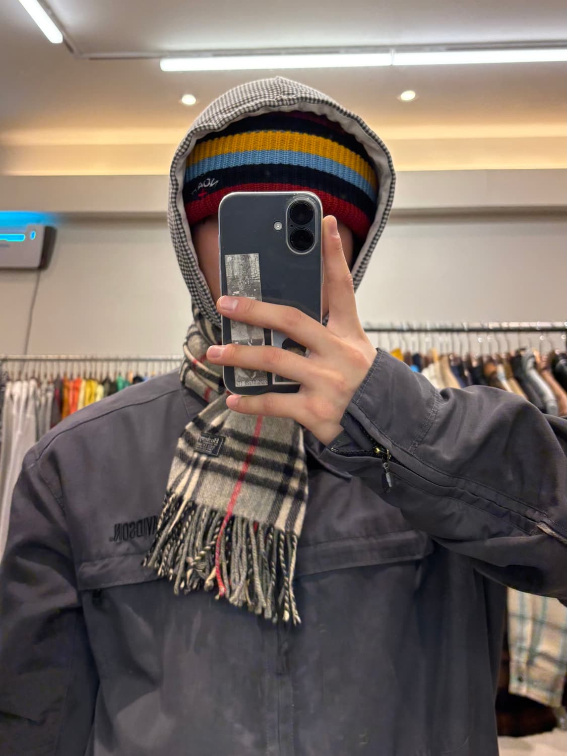 버버리 캐시미어 체크 머플러 상품이미지9