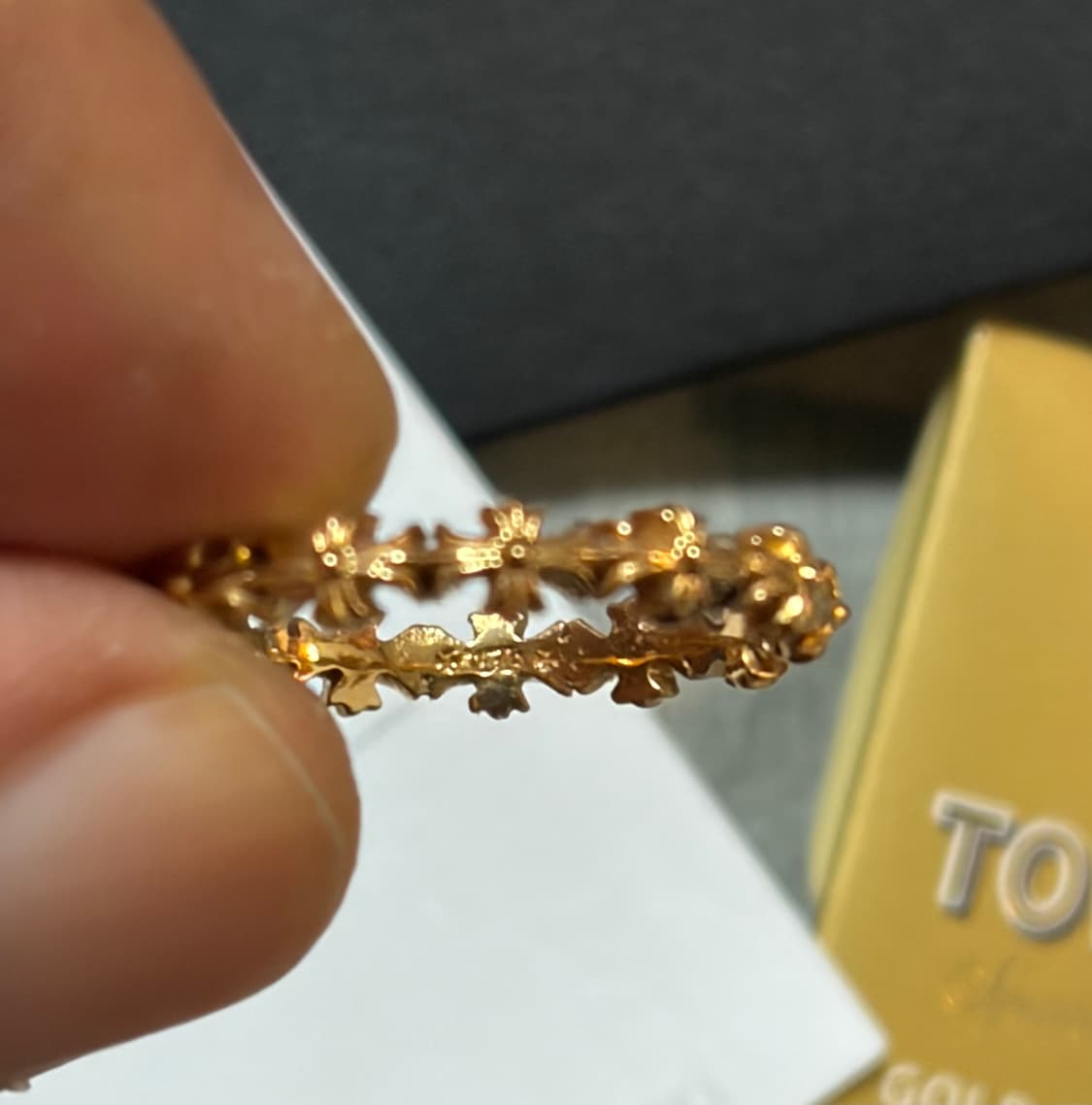 크롬하츠 22k 타이니밴드링 us9 상품이미지4