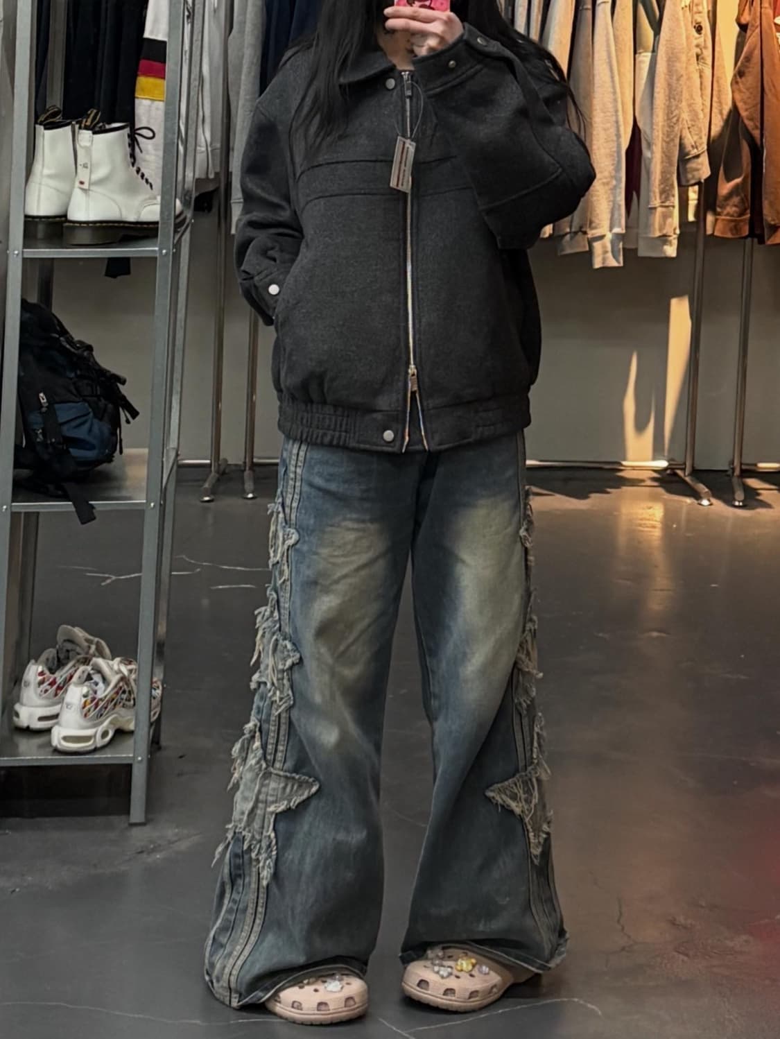 인템포무드 체스트라인 울 자켓 A3235 상품이미지1