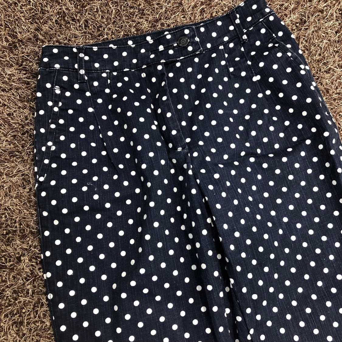 SJ와니 도트 데님 팬츠 상품이미지2