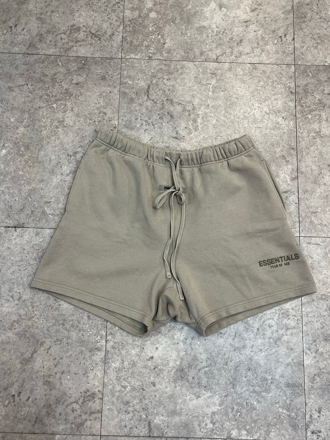 피어오브갓 에센셜 하프 스웻 팬츠 오트밀 M #csz3274  상품이미지4