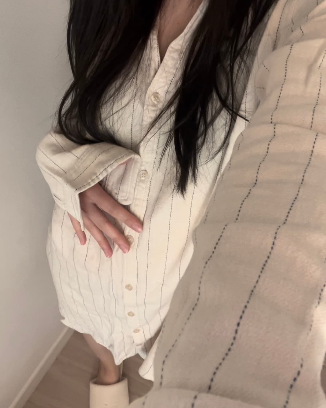 white+blue stripe shirts ops 상품이미지1