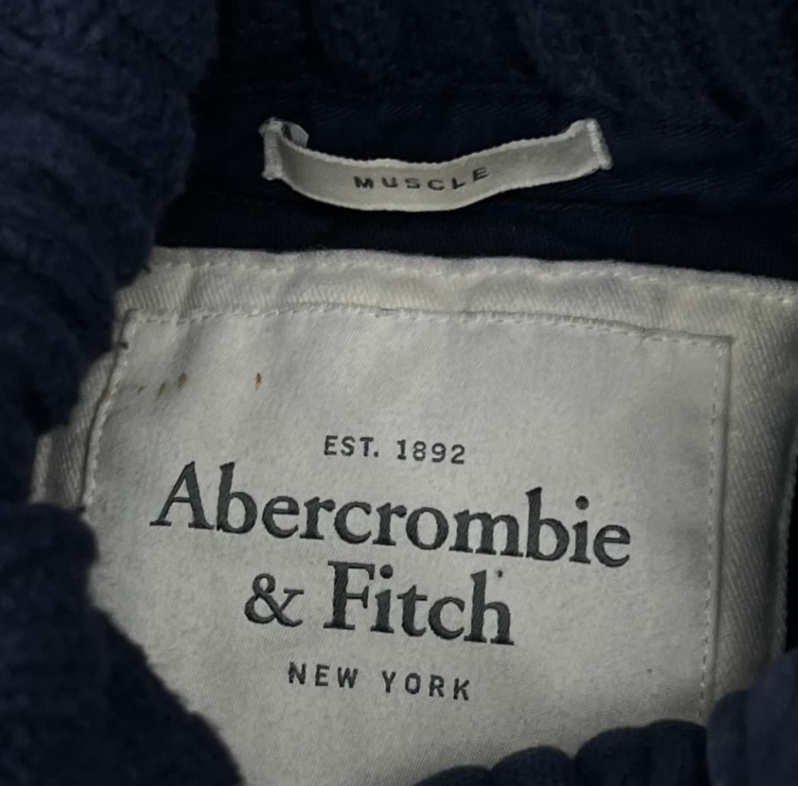 아베크롬비 피치 올드스쿨 네이비 후드집업 상품이미지4
