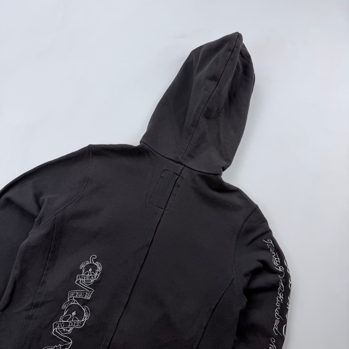 291295=homme 스컬 자수 후드집업 상품이미지8