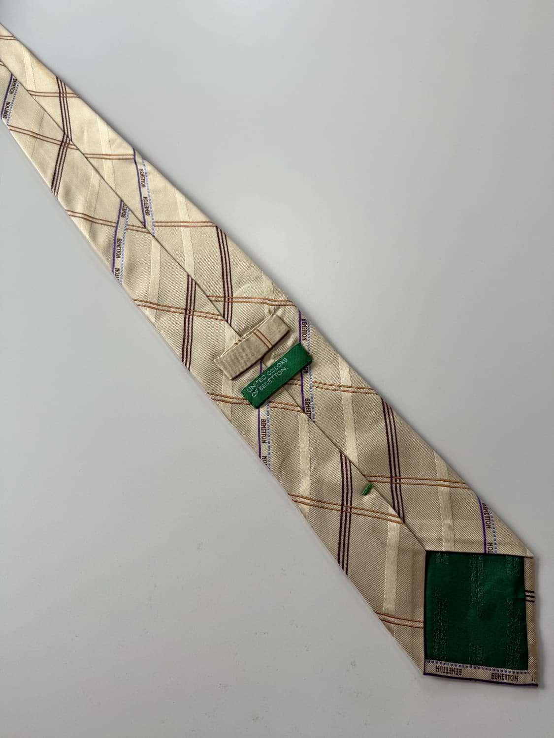 베네통 (Benetton) 실크 넥타이 9cm 상품이미지3