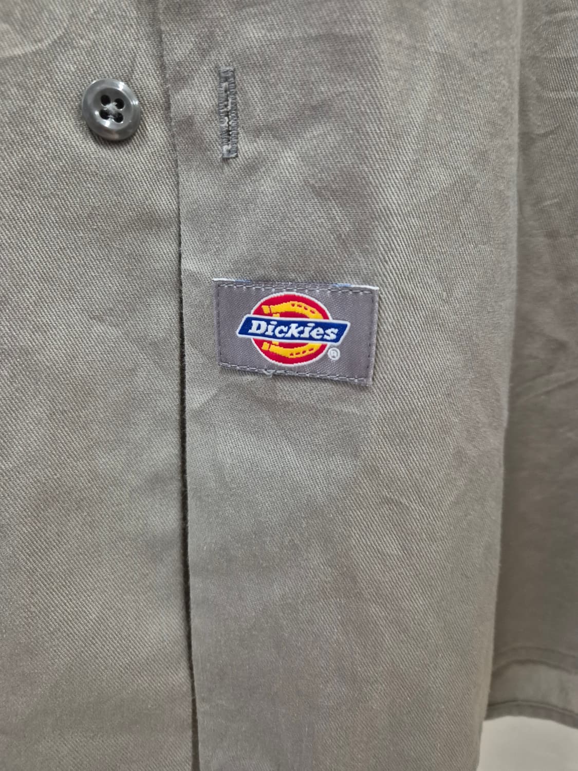 디키즈 워크 셔츠 반팔 그레이 XL 상품이미지5