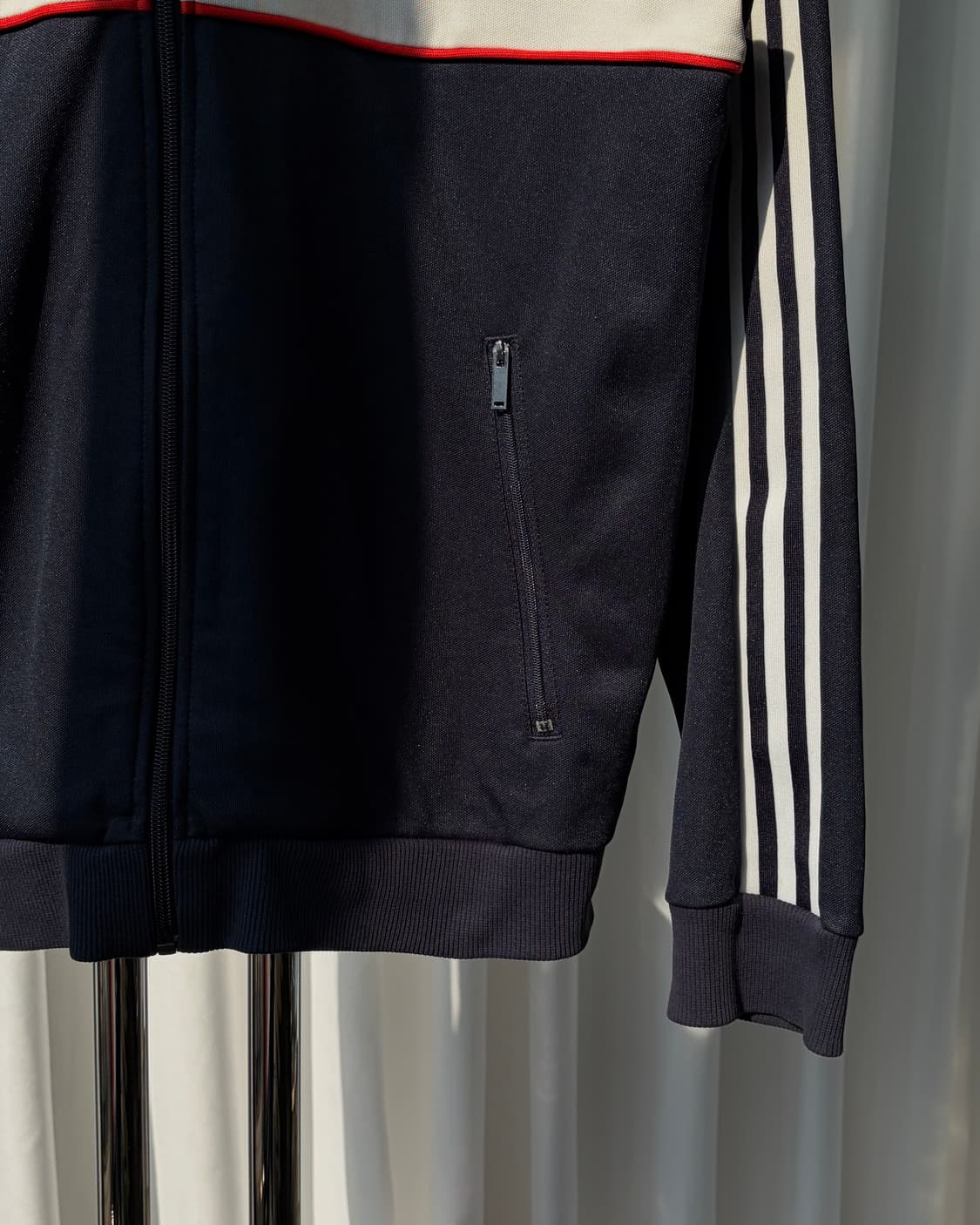 [XL]아디다스 트레포일 네이비 화이트 트랙탑 져지 상품이미지5