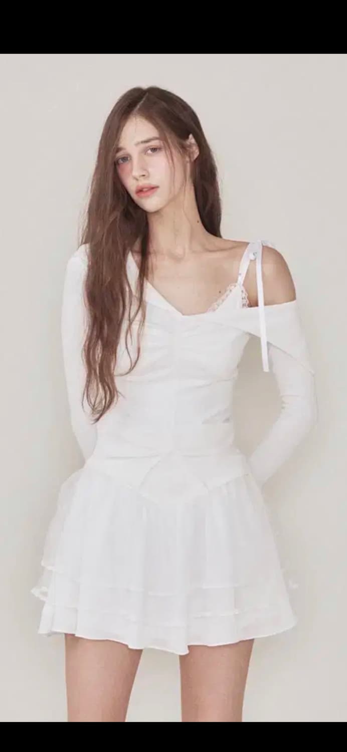 낫유어로즈 버니탑 화이트 상품이미지1